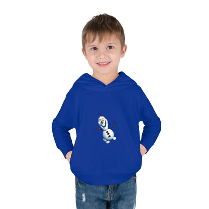 Luxury Girls Olaf Frozen Hoodie, a charming fleece sweater featuring Olaf from Frozen, perfect for ages 2 to 5 years.