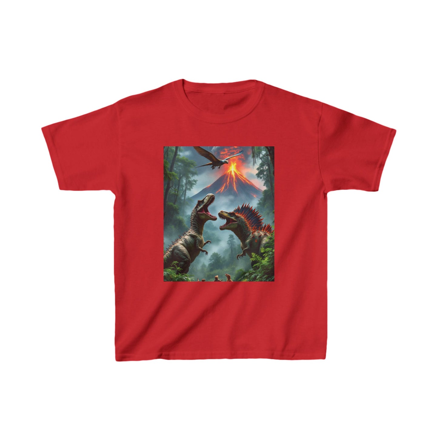 Kids Dinosaur Heavy Cotton Tee 16 colors