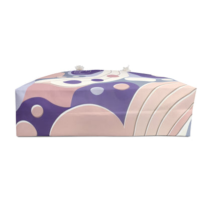 Elegant Pastel Globe Weekender Bag by Dazzling Dreams Studio, showcasing a trendy globular design in soft pastel shades, ideal for stylish travel, featuring durable construction and spacious interior.