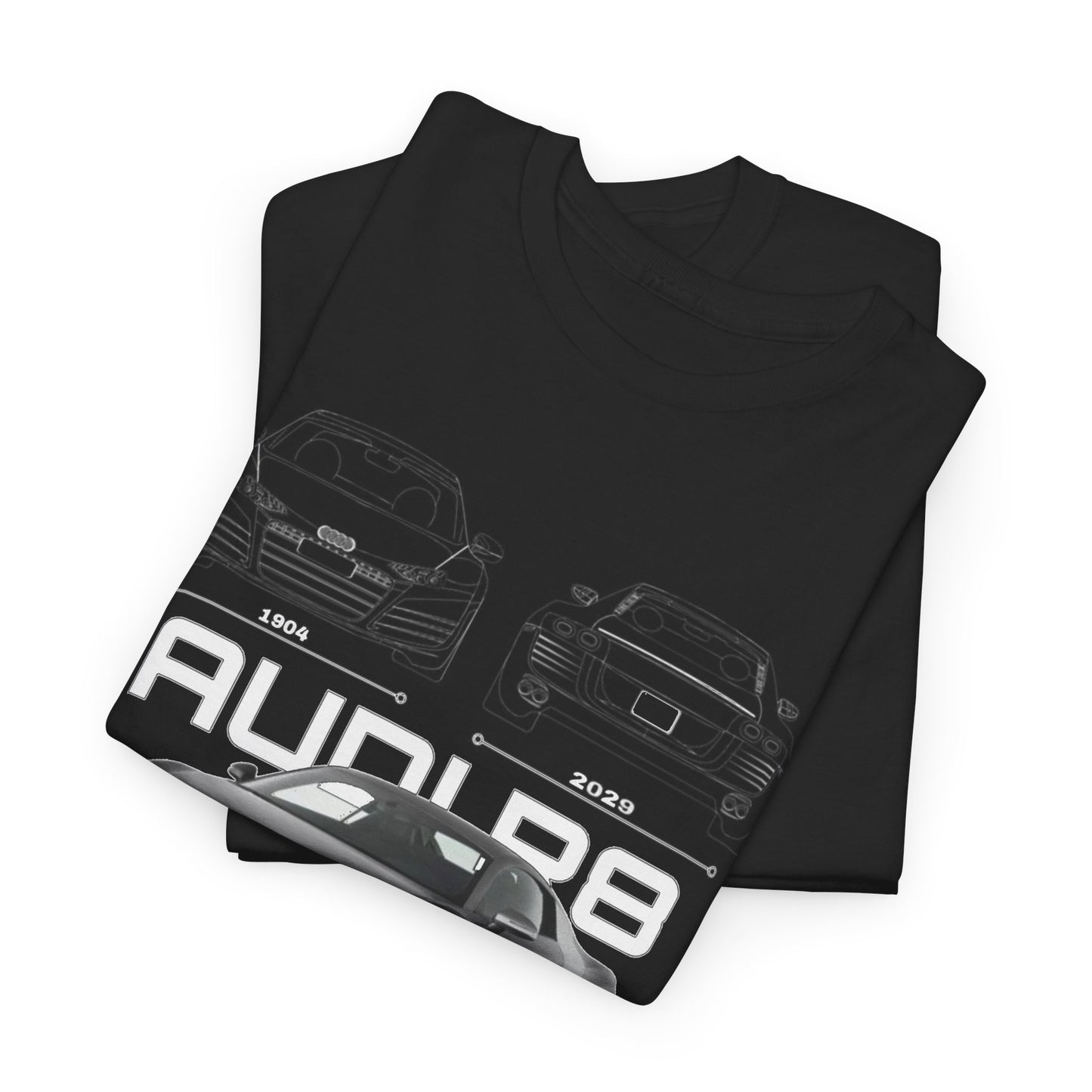 Audi R8 Blueprint T-Shirt: Mens/Womens Tee, Car Design Urban Street