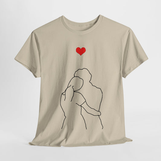 Valentines Day Lovers Gift Mens Womens Graphic T-Shirt Unisex Cotton Love