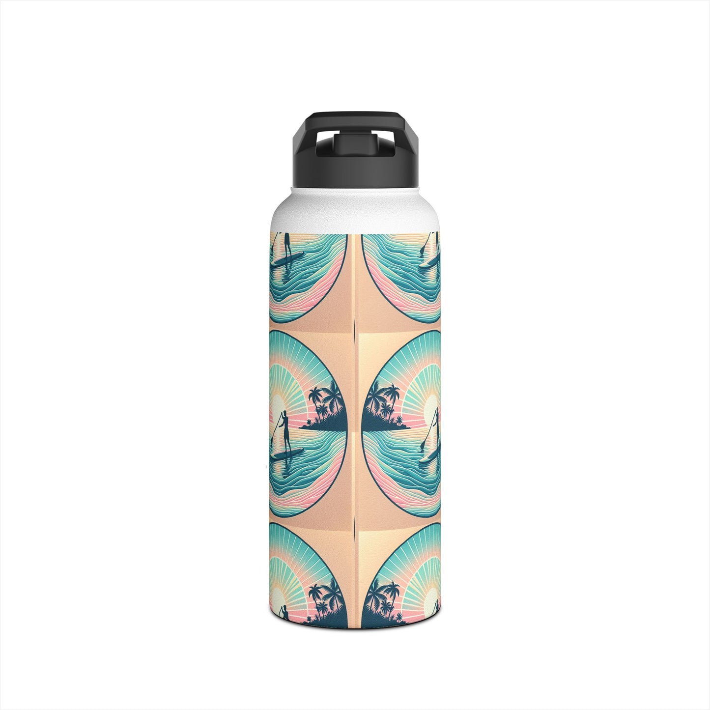 Fantasy Paddleboarding Stainless Steel Water Bottle, Standard Lid