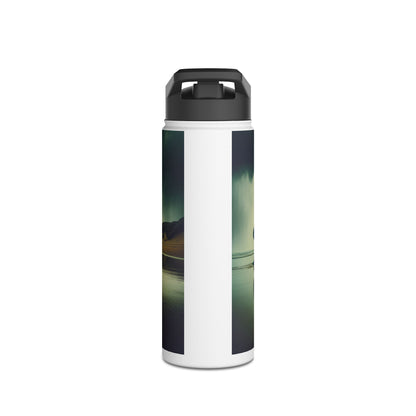 Sophisticated Fantasy Paddleboarding Stainless Steel Water Bottle with a contemporary design, ideal for stylish hydration during outdoor escapades.