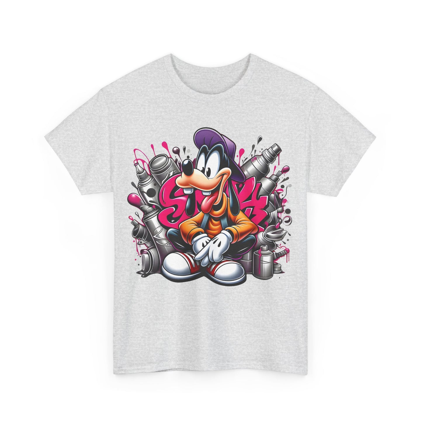 Goofy Graffiti Vibe  Unisex Graphic Tee Shirt