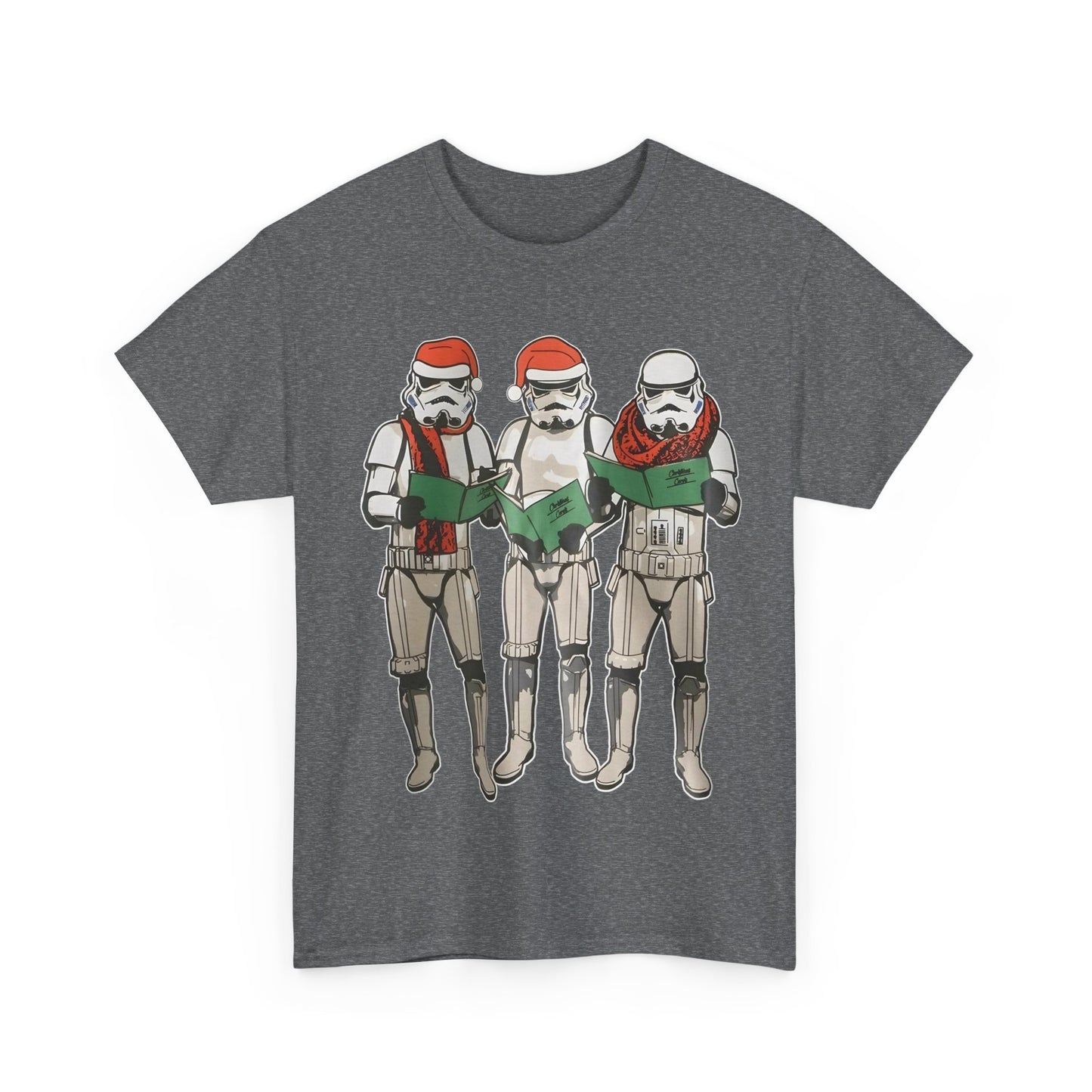 Carol Singing Stormtroopers Star Wars Graphic T-Shirt Urban Unisex Cotton Tee