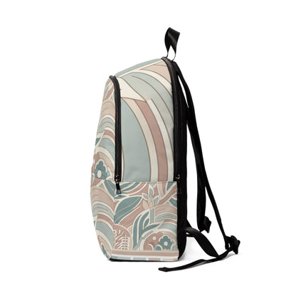 Pastel Aesthetic Modern Backpack by Dazzling Dreams Studio, showcasing a luxurious design with intricate patterns and soft pastel colours, perfect for stylish travel and everyday adventures.