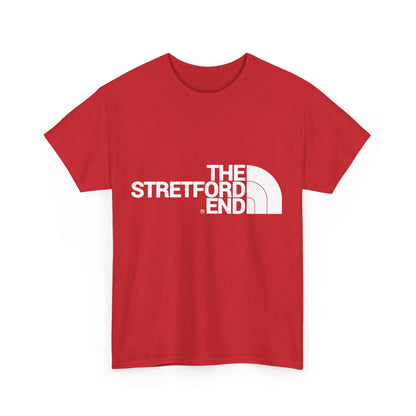 An eye-catching design of The Stretford End Graphic Cotton Funny T Shirt Tee, combining fun graphics and streetwear vibes for the ultimate casual outfit.