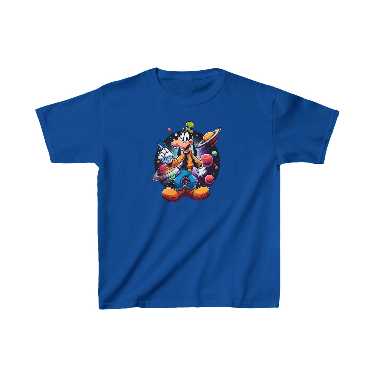 Childs Cosmic Goofy  Unisex Graphic Tee Shirt Kids