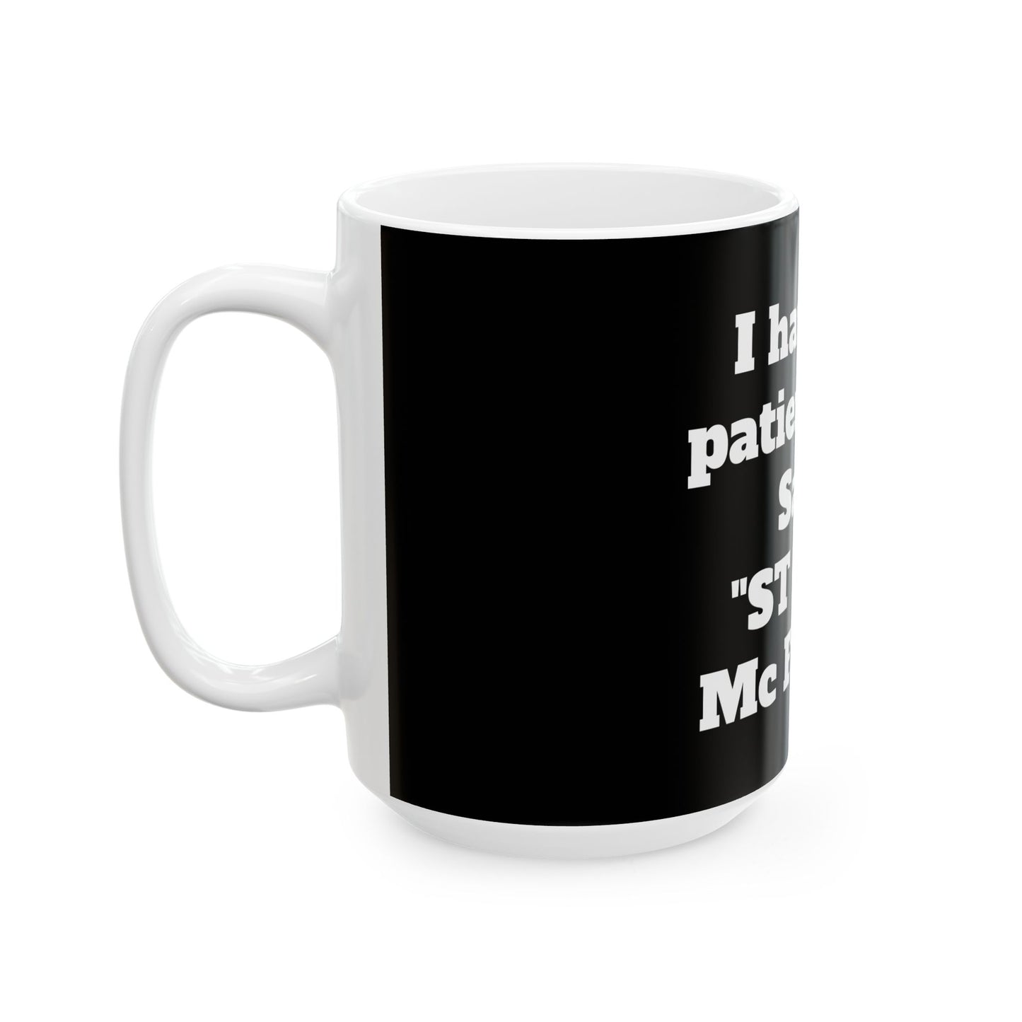 Inappropriate Slogan Ceramic Mug, a funny office mug featuring cheeky F-word humor, perfect for adding a touch of laughter to your coffee break.