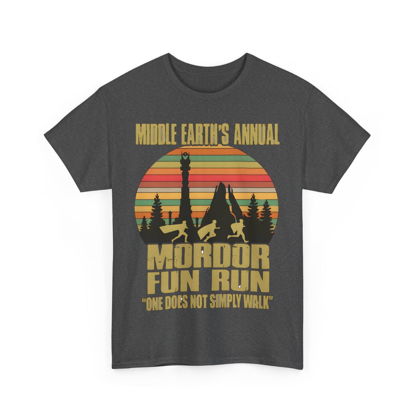 Mordor Annual Fun Run Tolkien Graphic Unisex  Tee Shirt