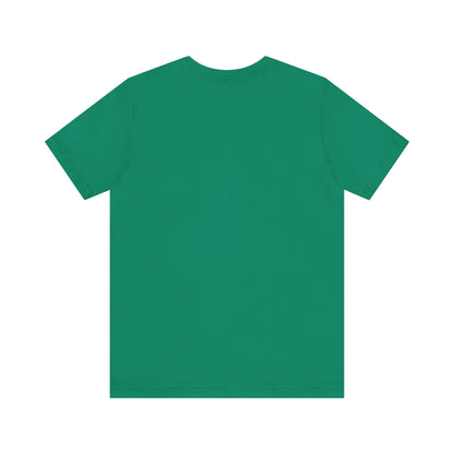 Sabrina Carpenter Inspired Unisex Short Sleeve Tee, back view in striking green, showcasing premium fabric and relaxed fit.