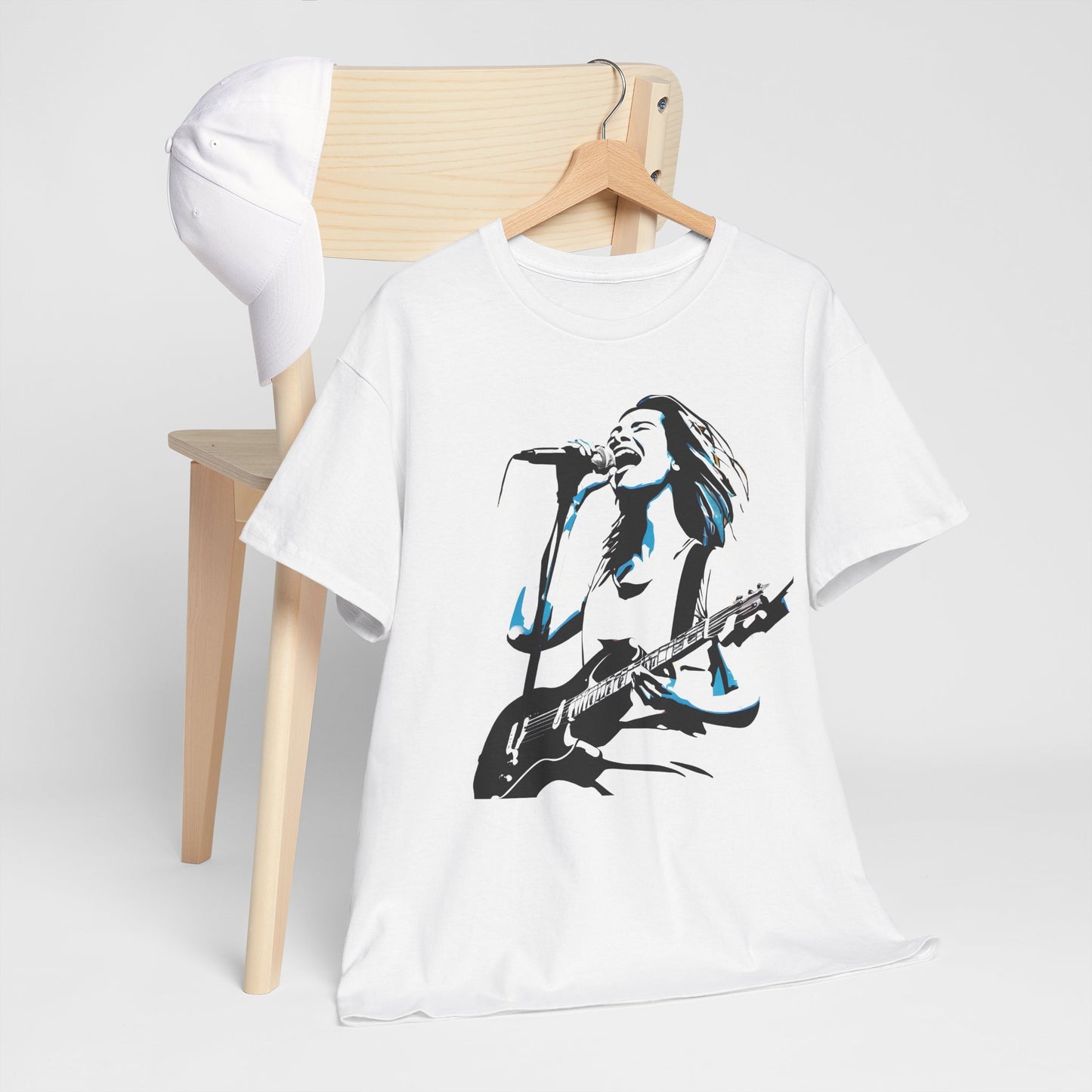 Legend of Rock Graphic T-Shirt, Urban Streetwear Top, Unisex Cotton