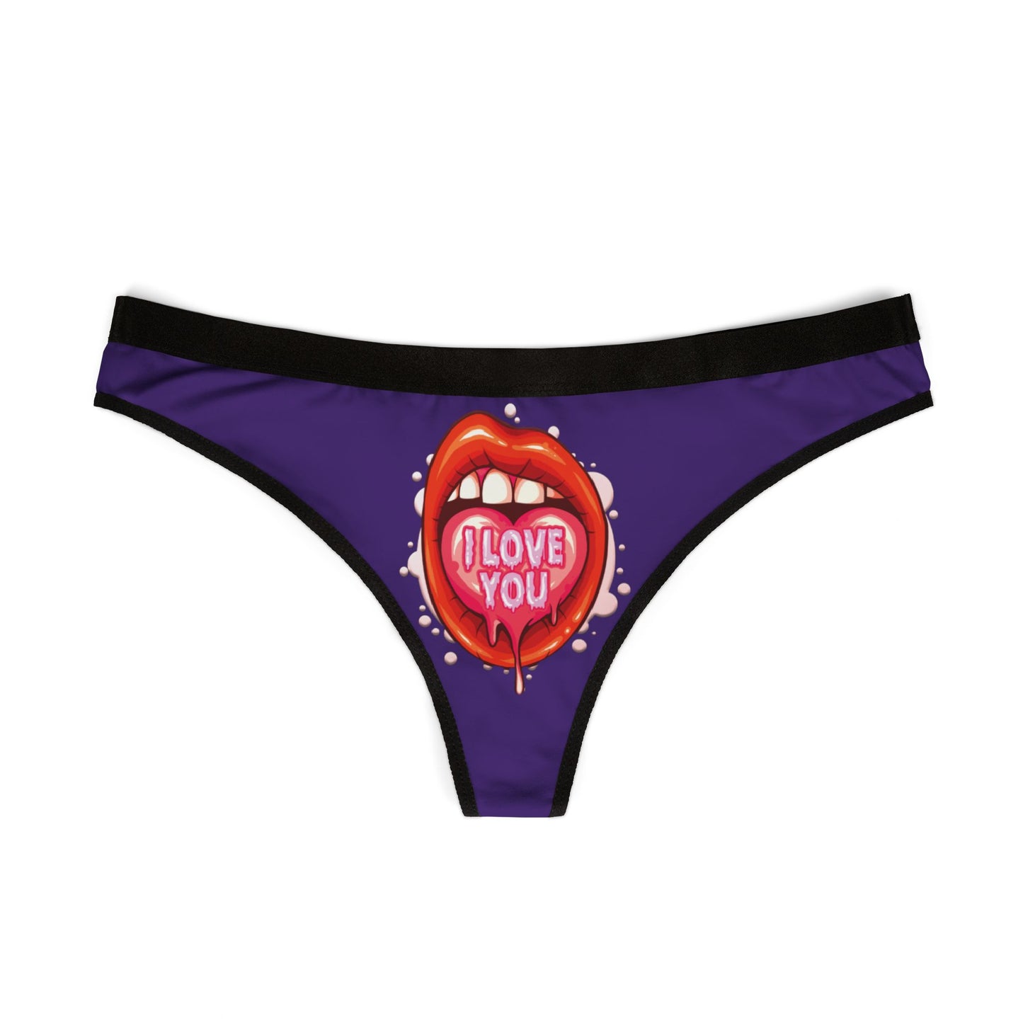 Valentines Naughty Gift Cheeky Womens Thong funny Birthday Anniversary Romantic