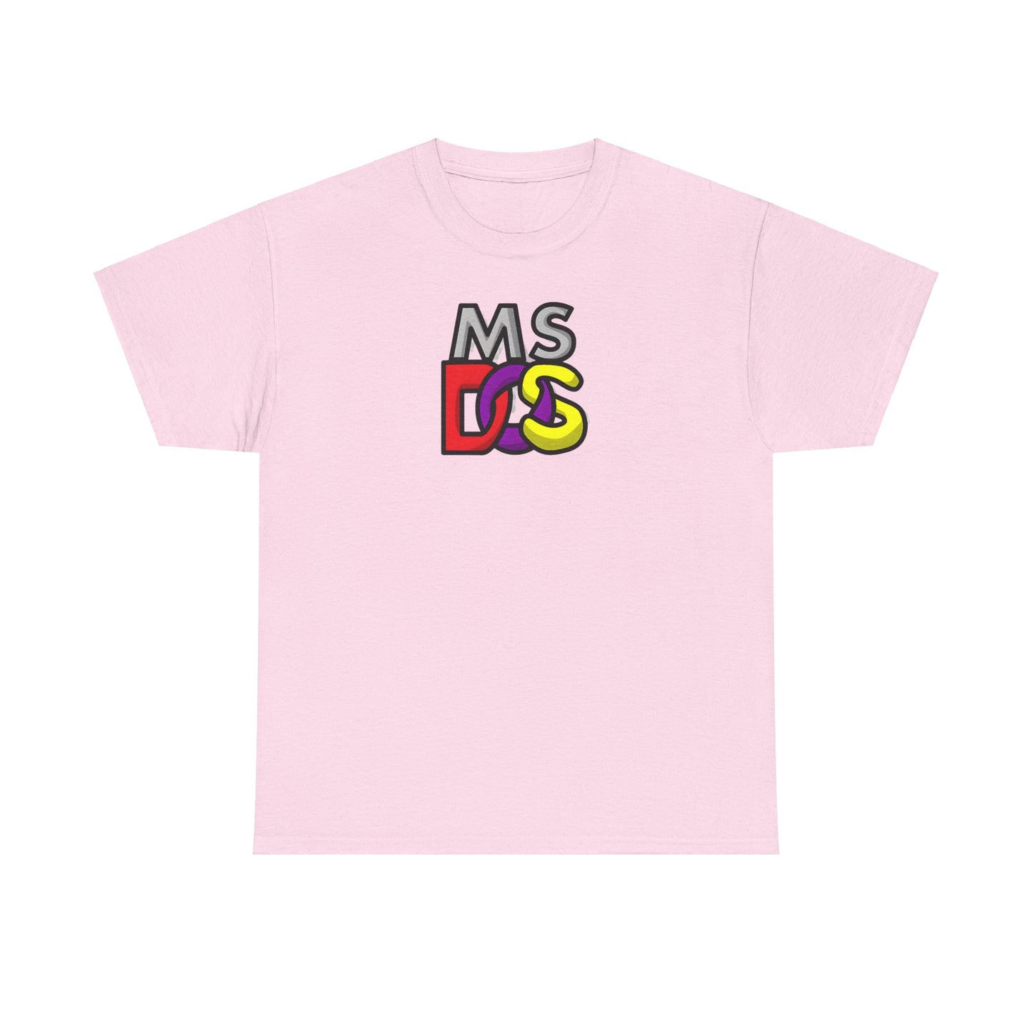 MS DOS Logo Graphic Tee Unisex