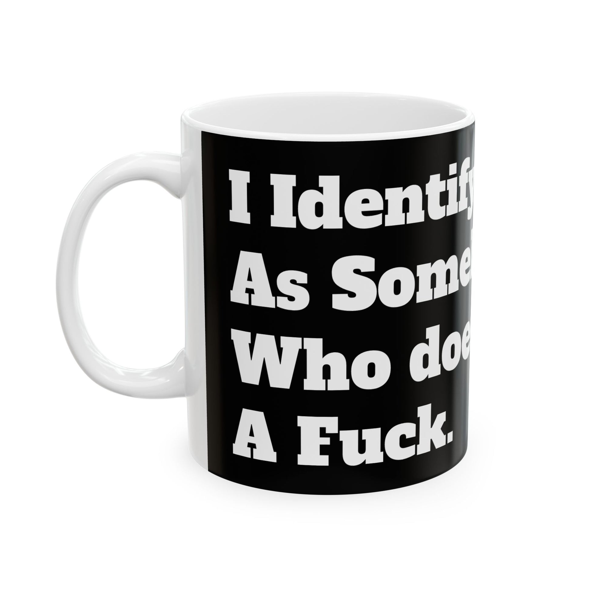 Adult Humor Mug - Inappropriate Slogan Ceramic Mug that brings laughter to any workspace with its cheeky F-word design.