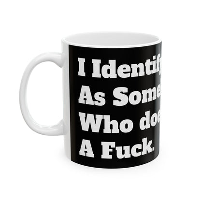 Adult Humor Mug - Inappropriate Slogan Ceramic Mug that brings laughter to any workspace with its cheeky F-word design.