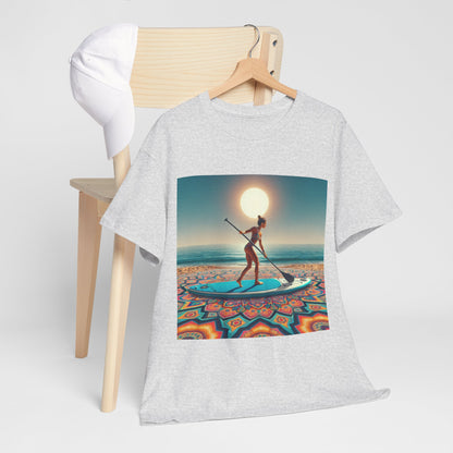 Sophisticated Paddle Board design by Dazzling Dreams Studio, highlighting ergonomic features for comfort during prolonged water sports activities.