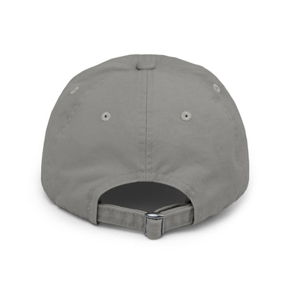 Detailed view of the back of the Unisex Distressed Paddleboarders Cap, showcasing premium quality and adjustable strap.