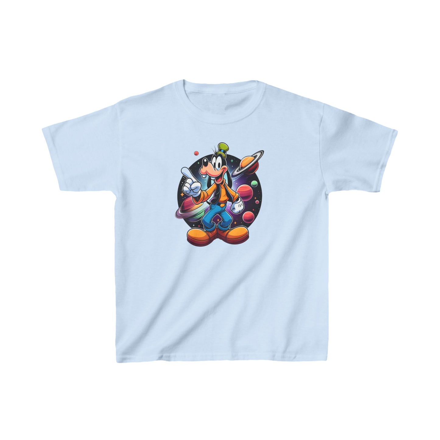 Childs Cosmic Goofy  Unisex Graphic Tee Shirt Kids