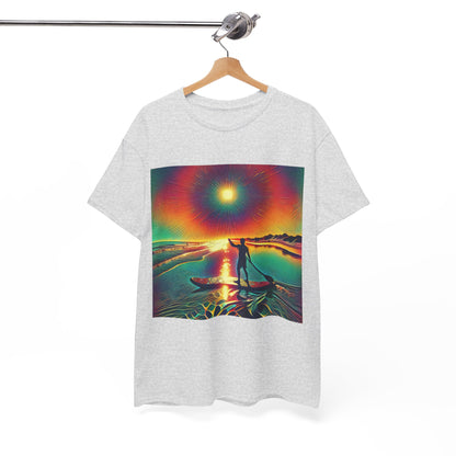 Premium quality Paddle Board Adventure T-Shirt from Dazzling Dreams Studio, ideal for outdoor activities and casual wear, celebrating the adventurous lifestyle.