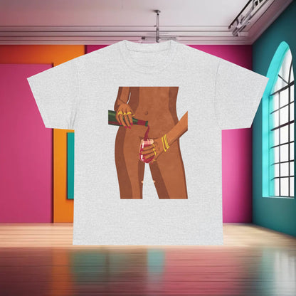 Vibrant Wine Glass Womens Graphic T-Shirt Urban Cotton Tee in soft grey featuring a chic illustration of hands elegantly pouring wine, perfect for those who appreciate luxurious designs.