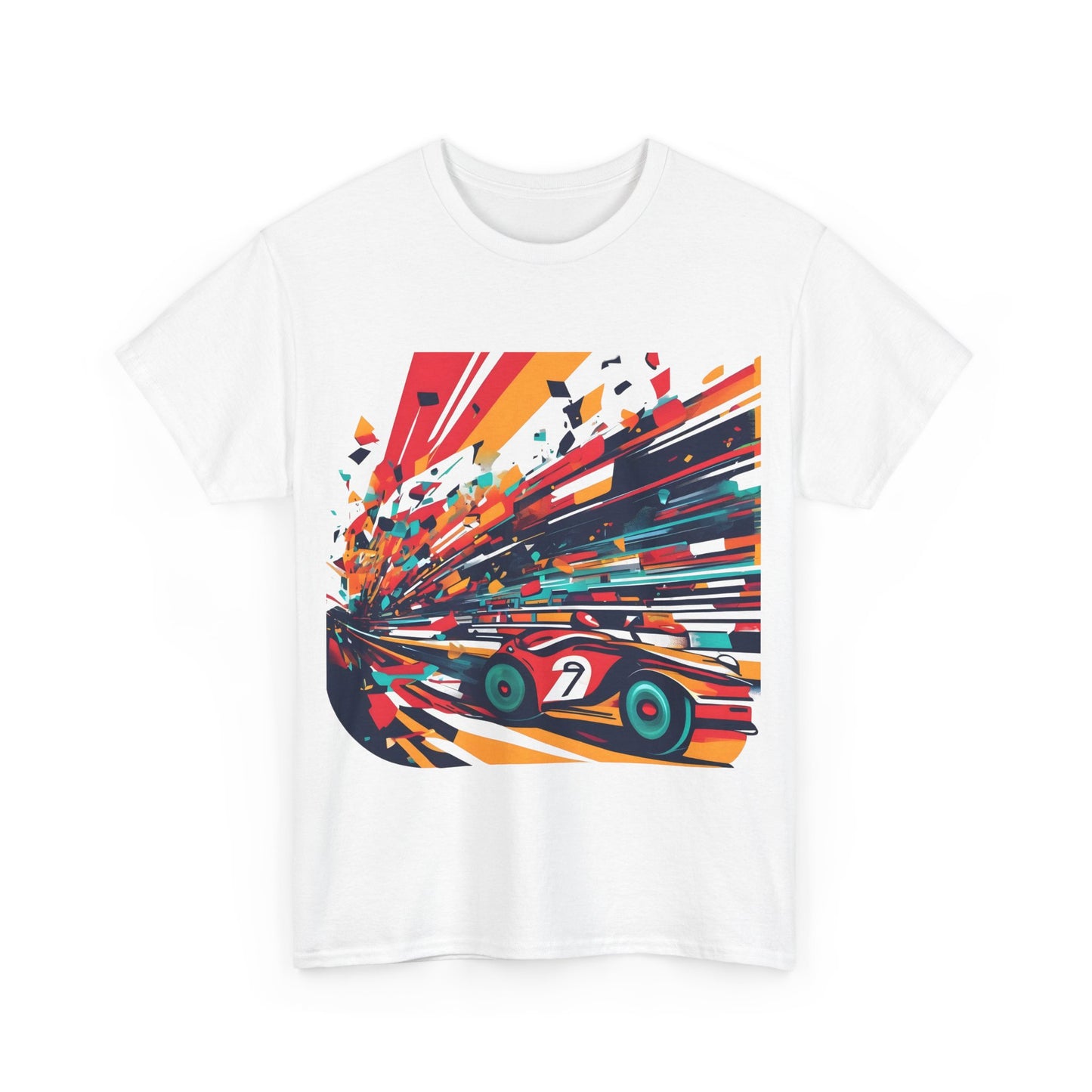 Retro Racing Vintage  Car Graphic T-Shirt, Urban Streetwear Top, Unisex Cotton