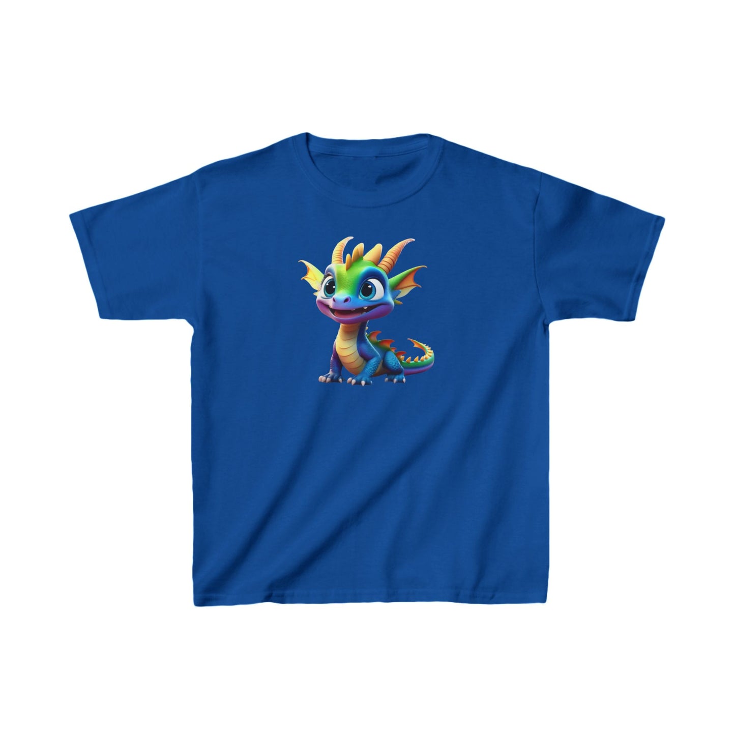 Kids Cute Dragon T shirt Heavy Cotton Tee 16 colors