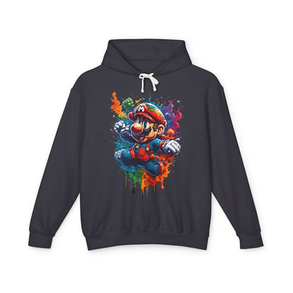 Luxury Unisex Computer Game Graphic Lightweight Hooded Sweatshirt featuring a vibrant graphic of a popular gaming character. Ideal for style and comfort, crafted from premium cotton for a relaxed fit that suits both men and women.