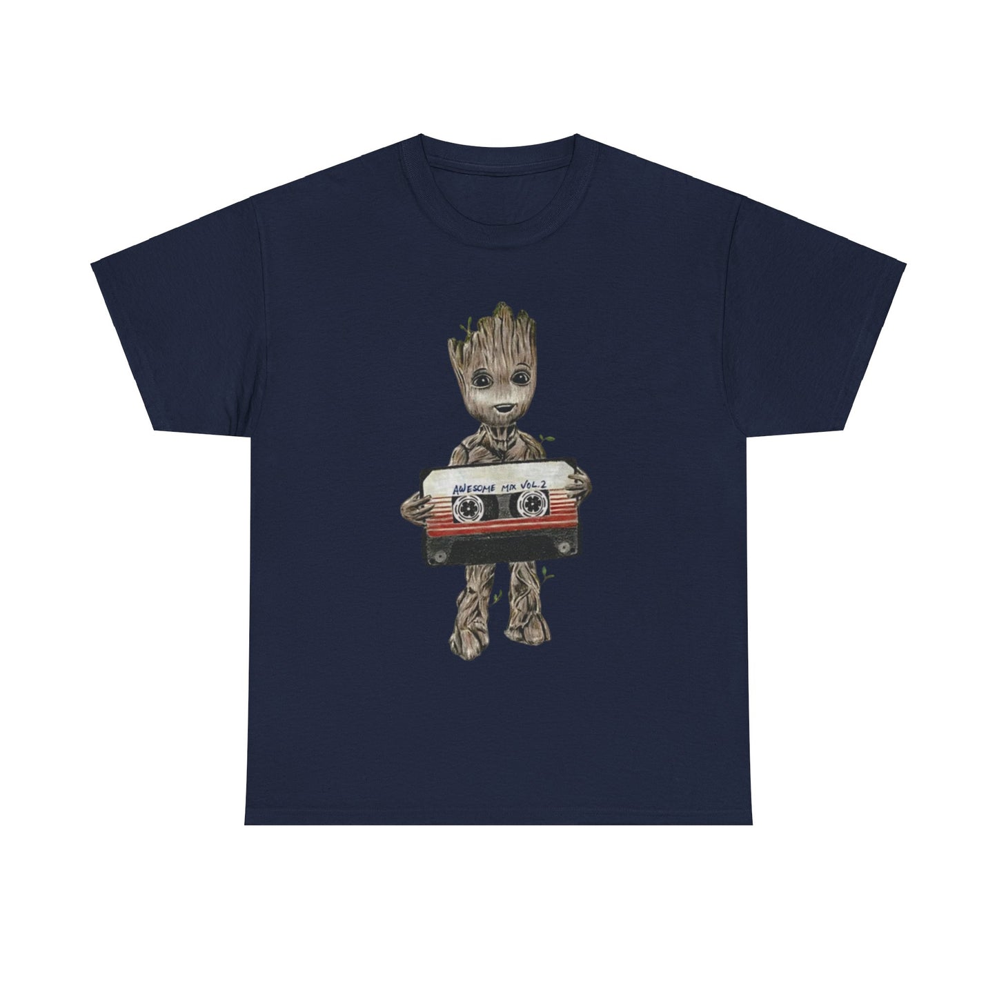 Baby Groot Awesome Mixtape Unisex Men´s Women´s Graphic T Shirt Tee