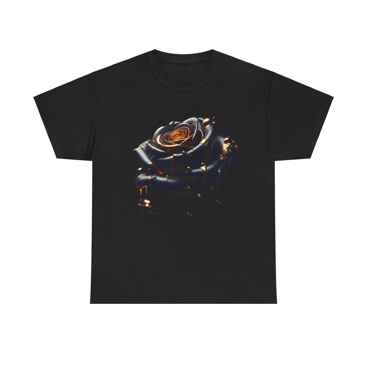 Close-Up Abstract Rose Unisex Cotton Tee Graphic T Shirt