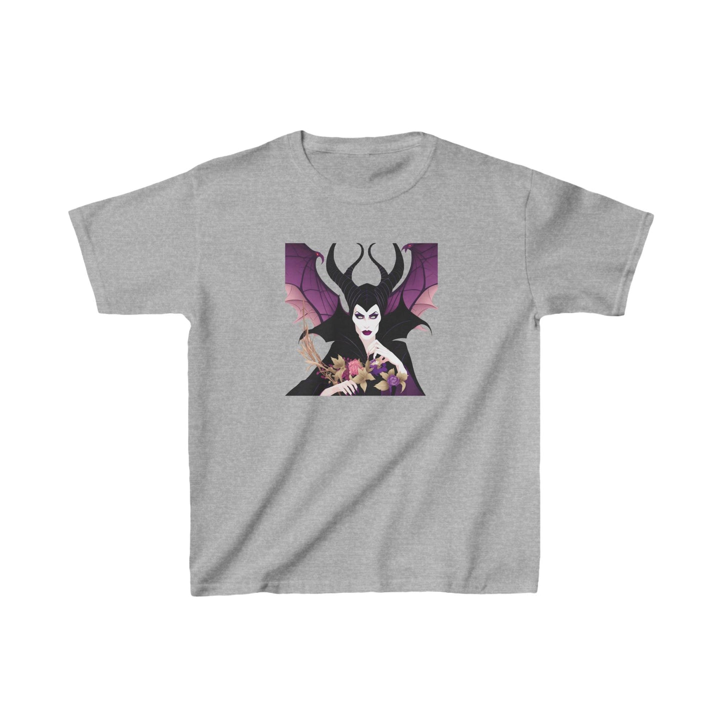 Maleficent Kids Tee,  Movie Character T shirt, Childrens Cotton  multiple colors