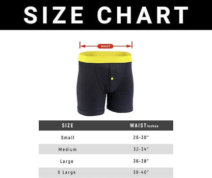 6 pack classic menswear black cotton blend boxer shorts b...