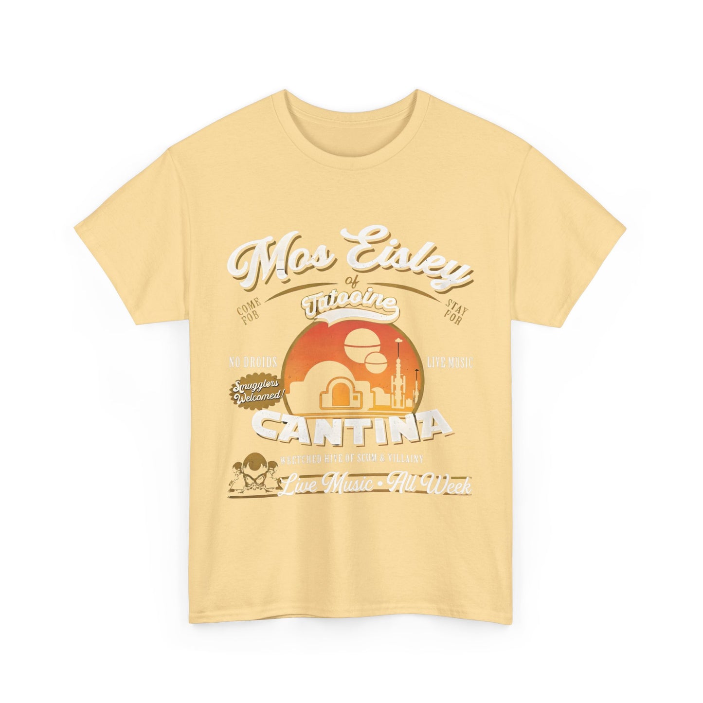 Star wars Mos Eisley Cantina Graphic T-Shirt Urban Unisex Cotton