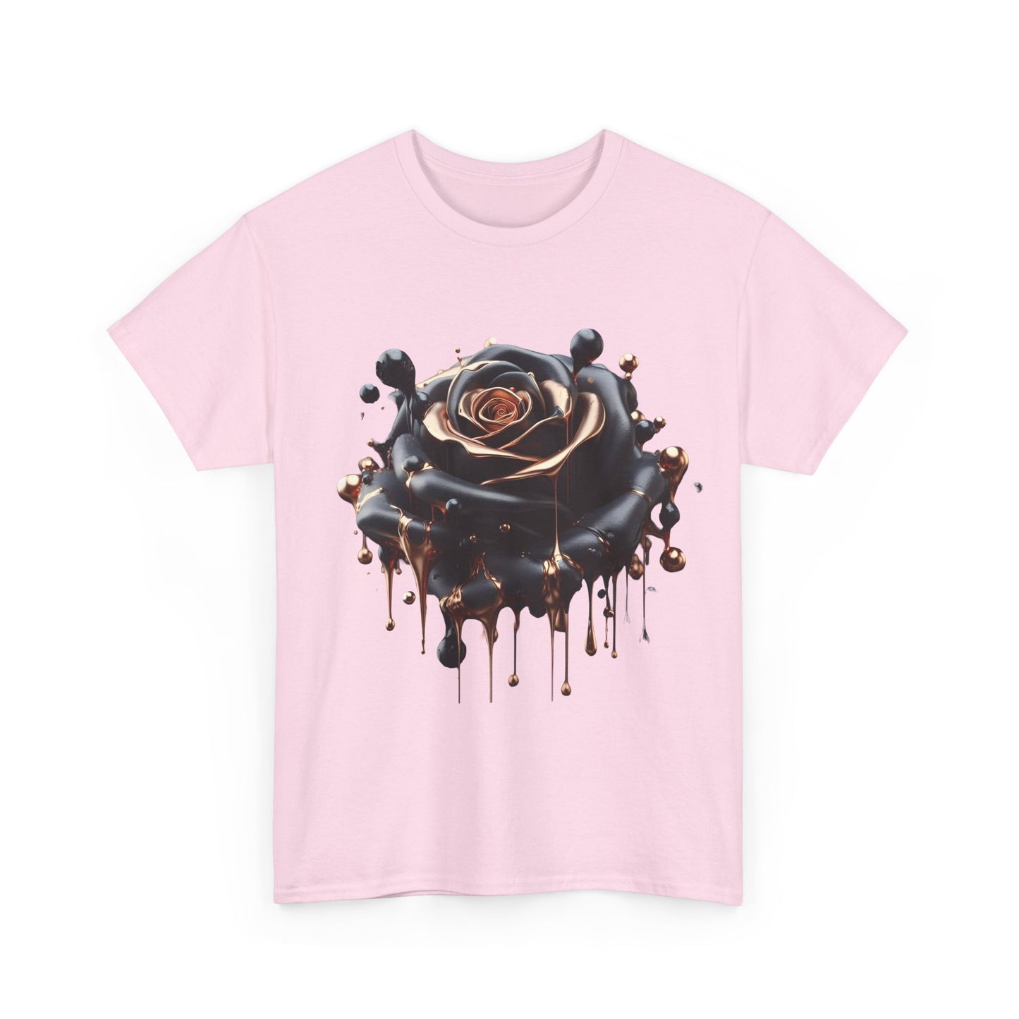 Close-Up Abstract Rose Unisex Cotton Tee Graphic T Shirt