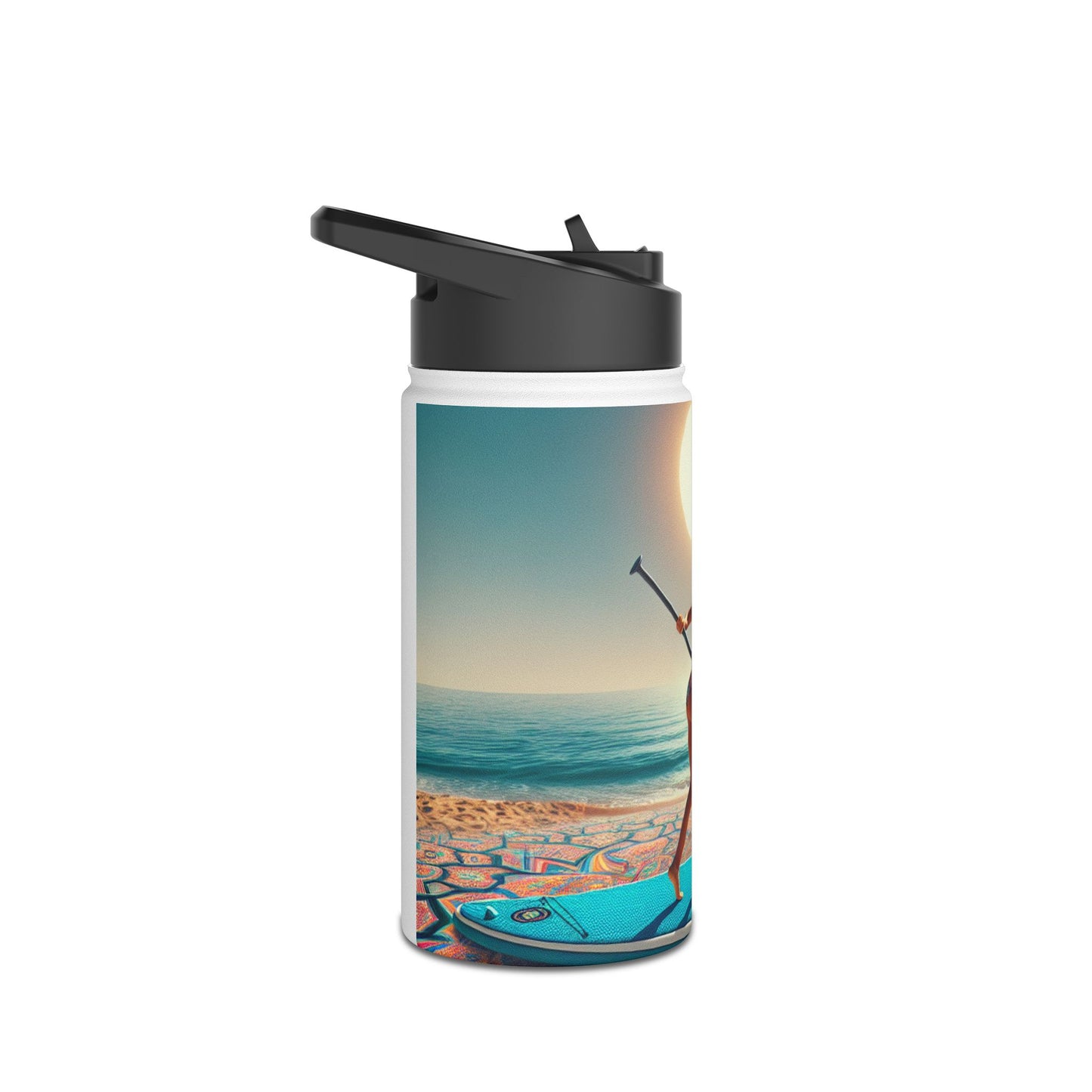 Fantasy Paddleboarding Stainless Steel Water Bottle, Standard Lid