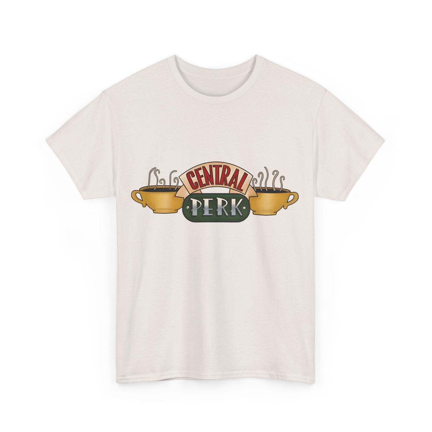 Central Perk Coffee Shop Friends  Retro Logo Graphic Tee Unisex