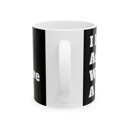 F-word Mug - Inappropriate Slogan Ceramic Mug designed for adults, perfect for adding a touch of humour to your morning coffee.