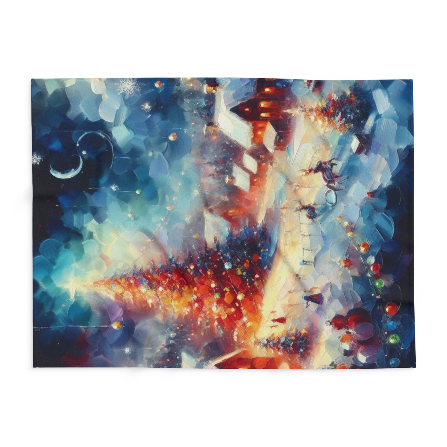 Decorative and Warm Christmas Arctic Fleece Blanket