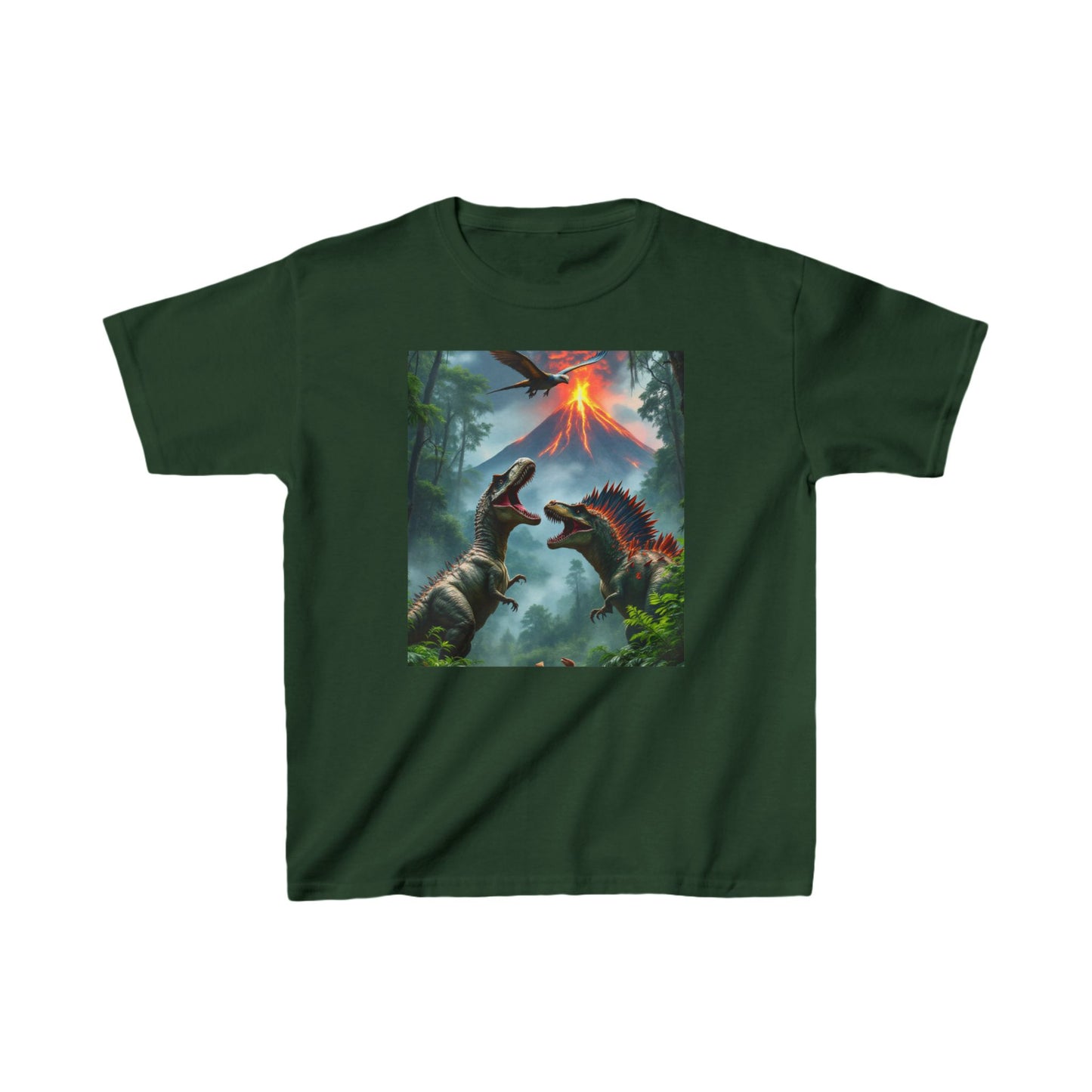 Kids Dinosaur Heavy Cotton Tee 16 colors