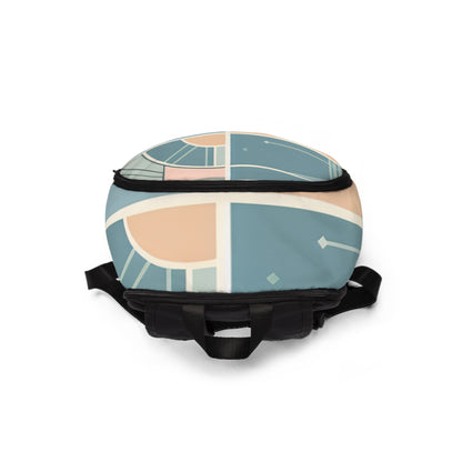 Spacious interior of the Pastel Serenity Backpack by Dazzling Dreams Studio, designed for stylish organisation and perfect for modern adventures.