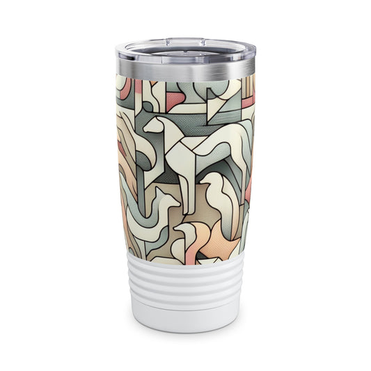 Pastel Panorama Visions - 20 oz Drinks Tumbler Travel Flask