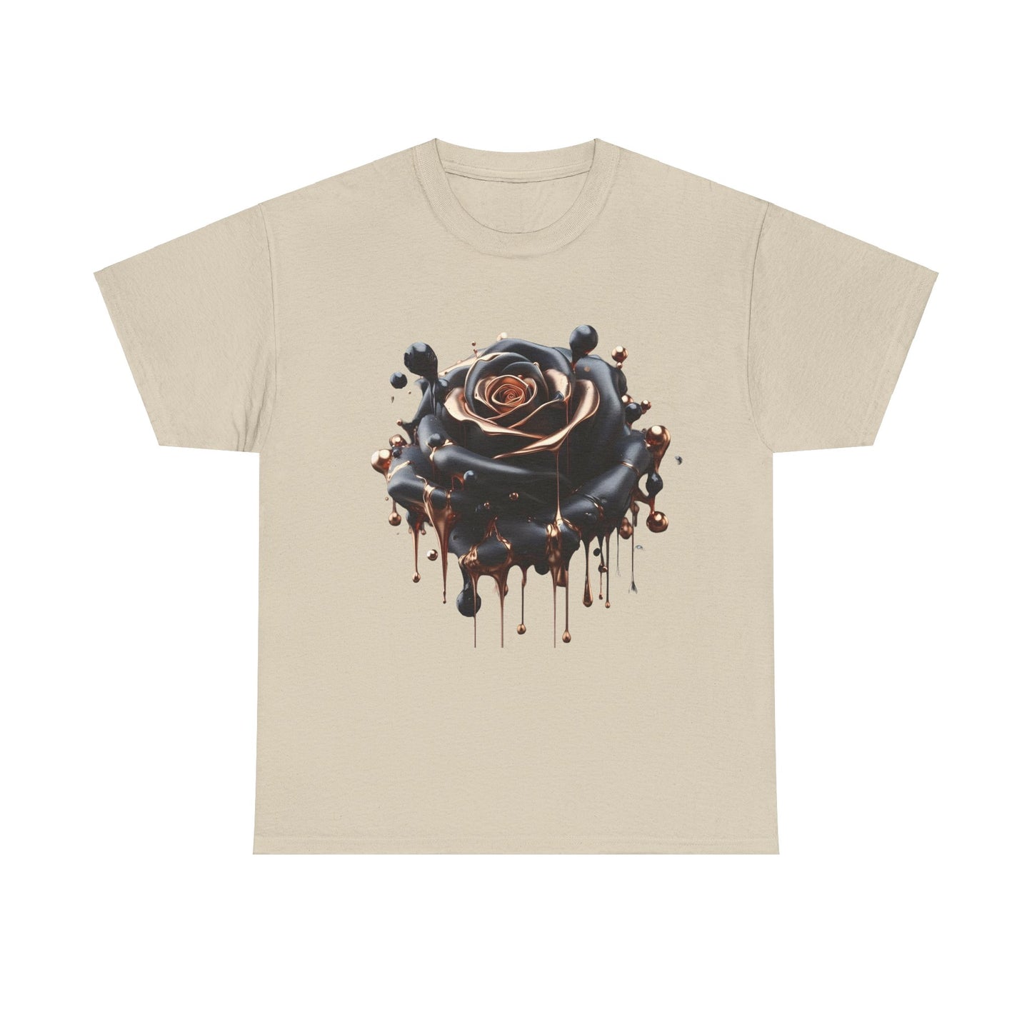 Close-Up Abstract Rose Unisex Cotton Tee Graphic T Shirt