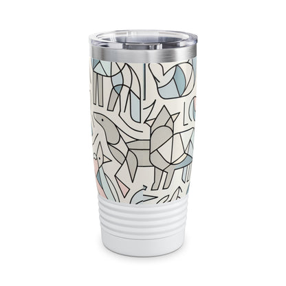 Chic insulated stainless steel drinkware from Dazzling Dreams Studio, featuring the Pastel Power Palette design, perfect for all occasions.