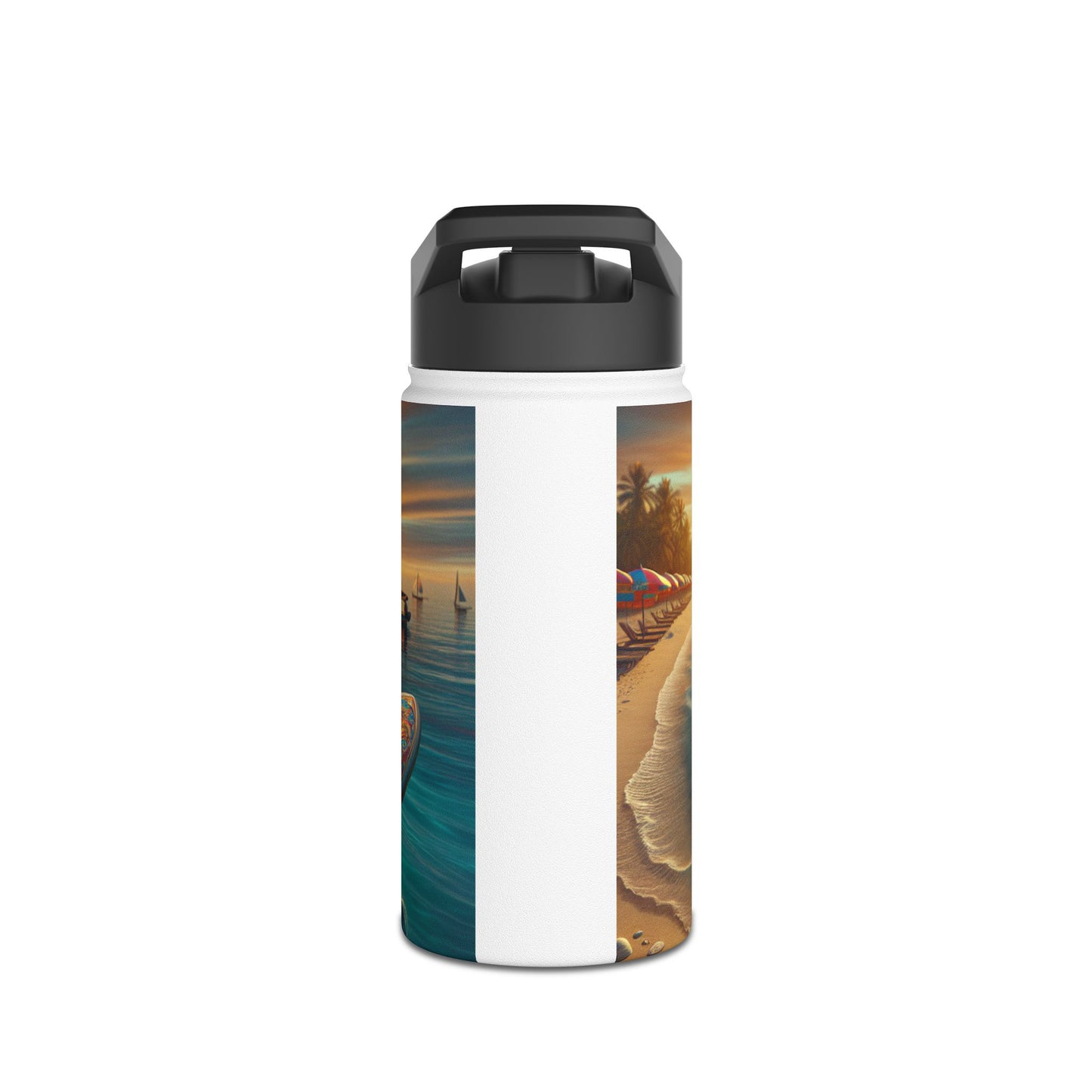 Fantasy Paddleboarding Stainless Steel Water Bottle, Standard Lid