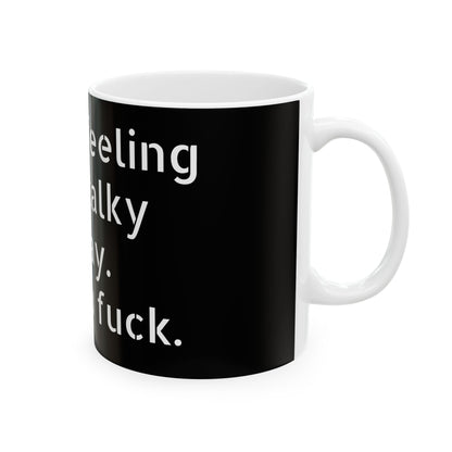 Adult Humor Mug featuring an F-word design, the ideal gift for anyone who loves a good laugh.