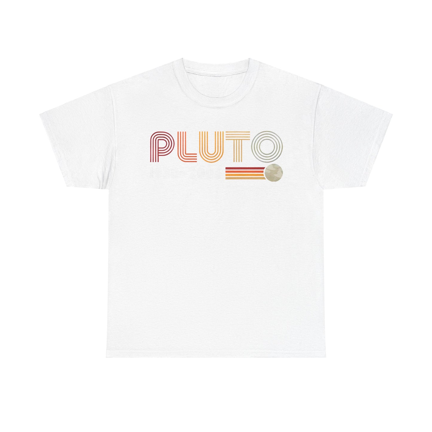 PLUTO Retro  Graphic Unisex  Tee Shirt