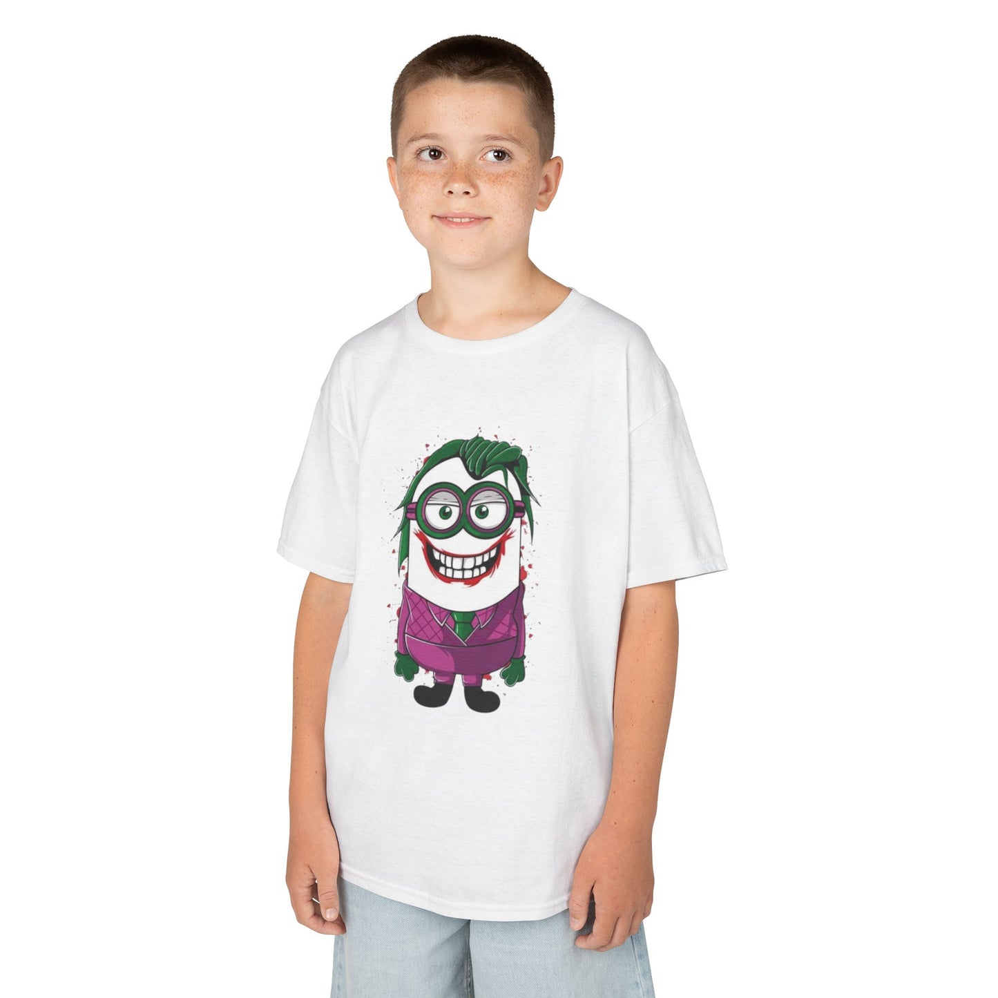 Minions Joker T-Shirt Kids The Dark Knight Rises Childs Boys Girls Despicable Me