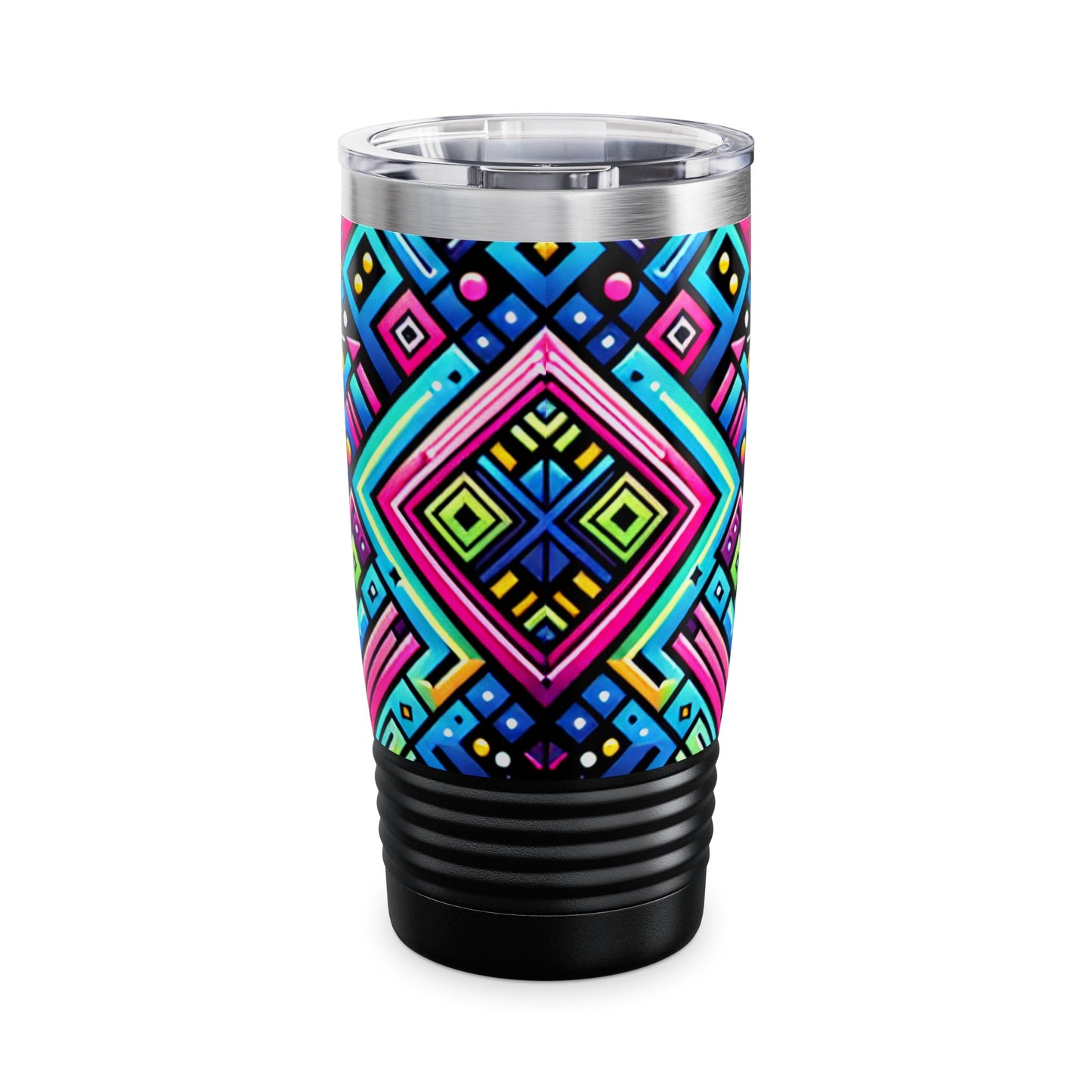 Neon Verve Mirage - 20 oz Drinks Tumbler Travel Flask