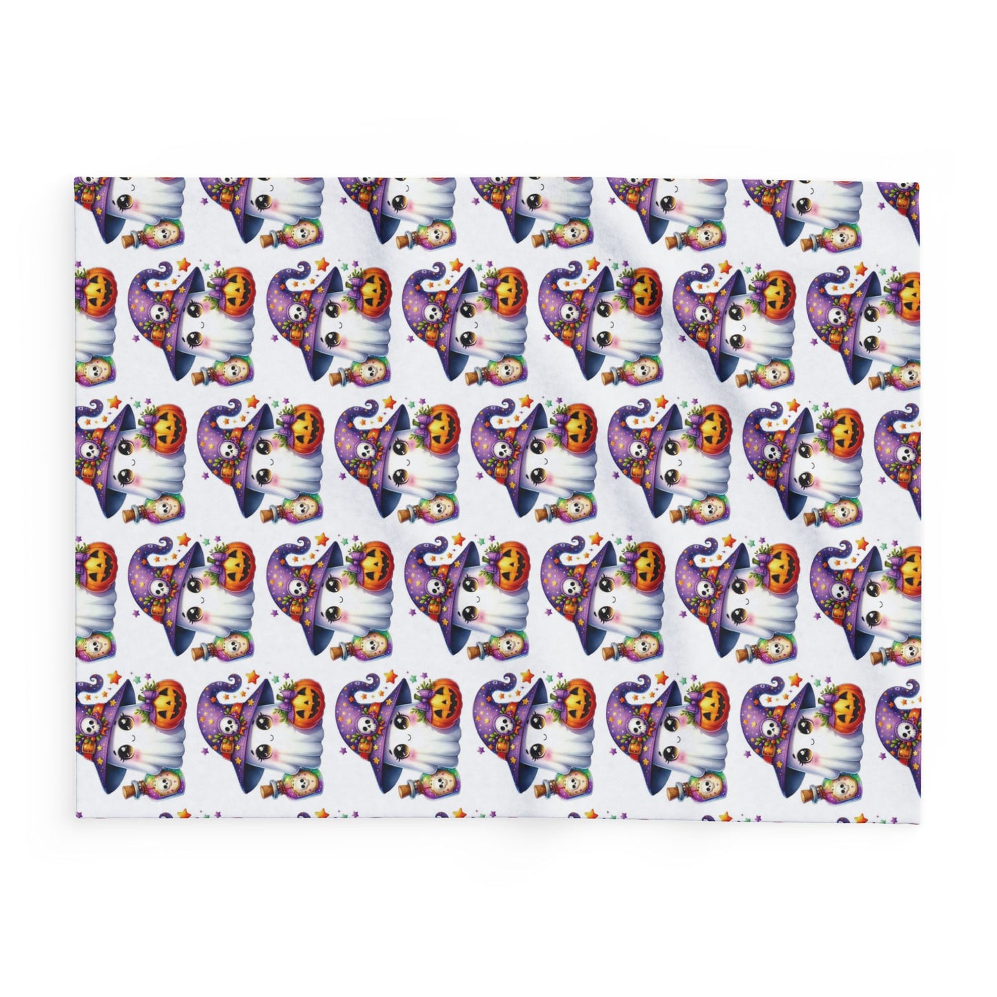 Decorative and Warm Halloween  Cute Arctic Fleece Blanket 3 Sizes