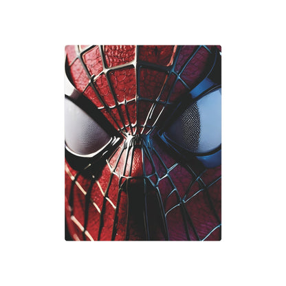 Artistic representation of the Spider-Man Metal Wall Art Poster in stunning detail, perfect for adding a luxurious touch to any modern decor.